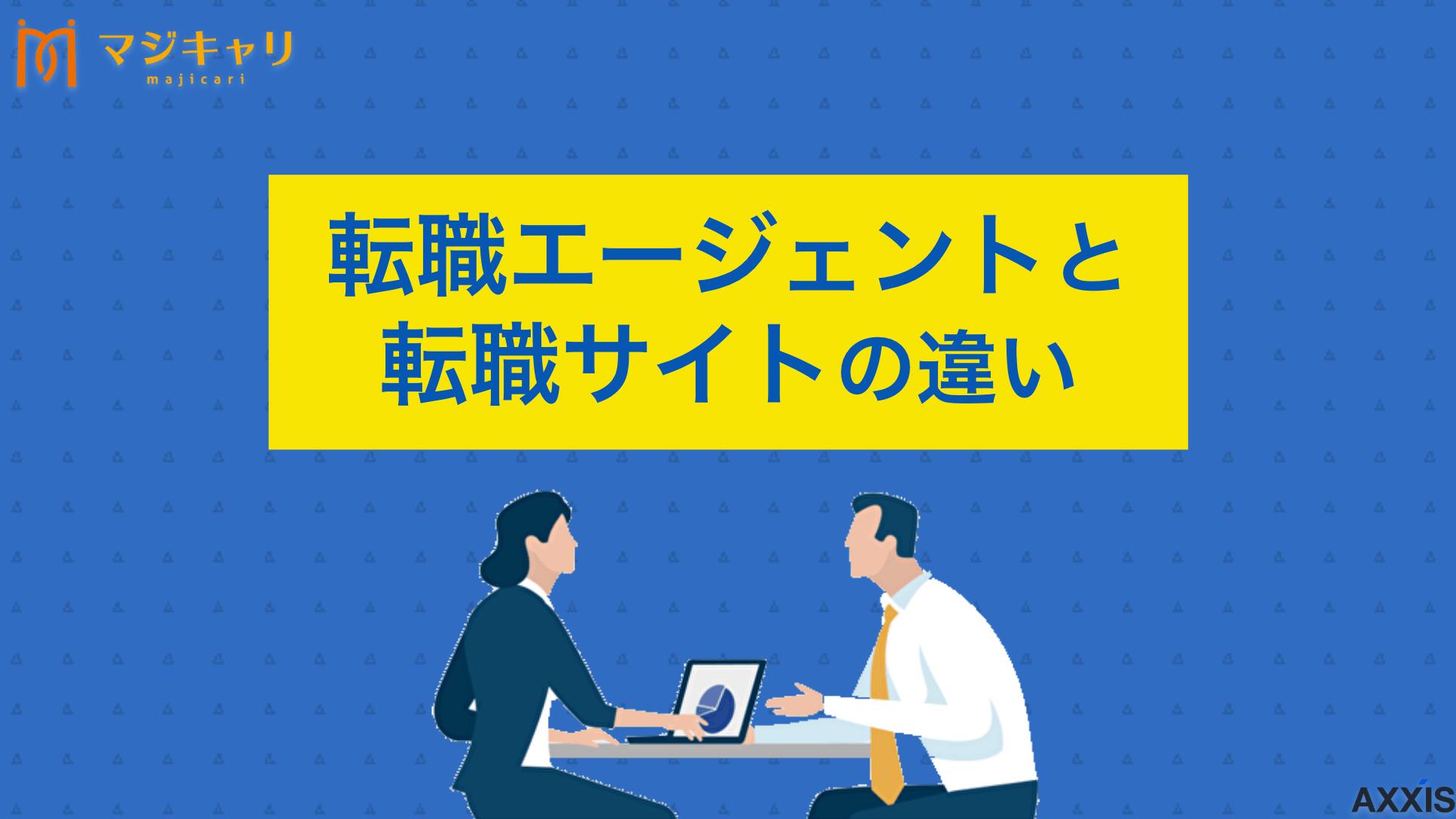 カテゴリー 転職エージェントと転職サイトの違いは？使い分け方やおすすめサービスを解説 転職エージェントと転職サイトの違いとは？両者のサポート体制やサービス内容の違いを詳しく解説します。どちらを利用すべきか、効果的な使い分け方、評価の多いおすすめの転職支援サービスまで転職のプロ目線で紹介します。